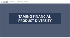 Desktop Screenshot of lexifi.com