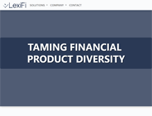 Tablet Screenshot of lexifi.com